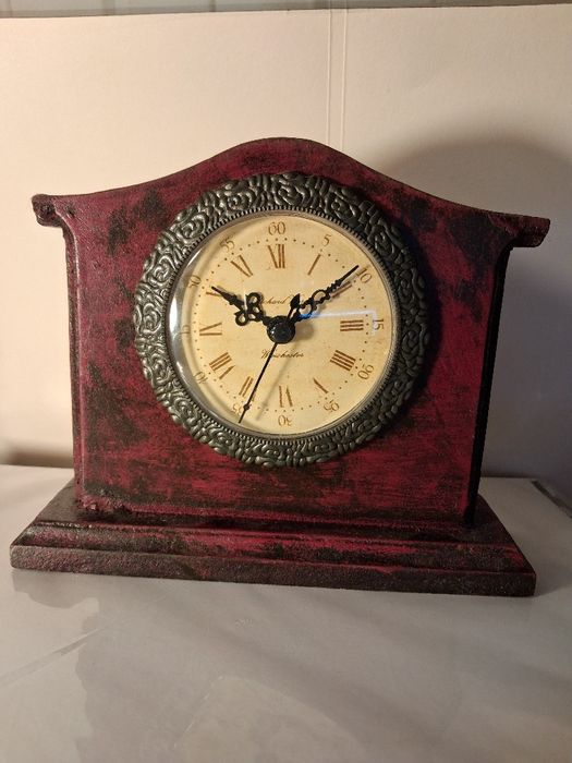 ZEGAR  drewniany kominkowy