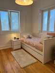 Cama dupla de 90cm lacada a branco