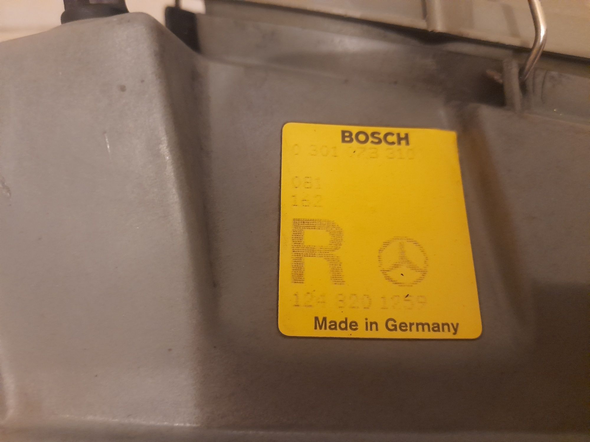 Par Faróis Bosch Mercedes W124 Sportline AMG Originais + piscas