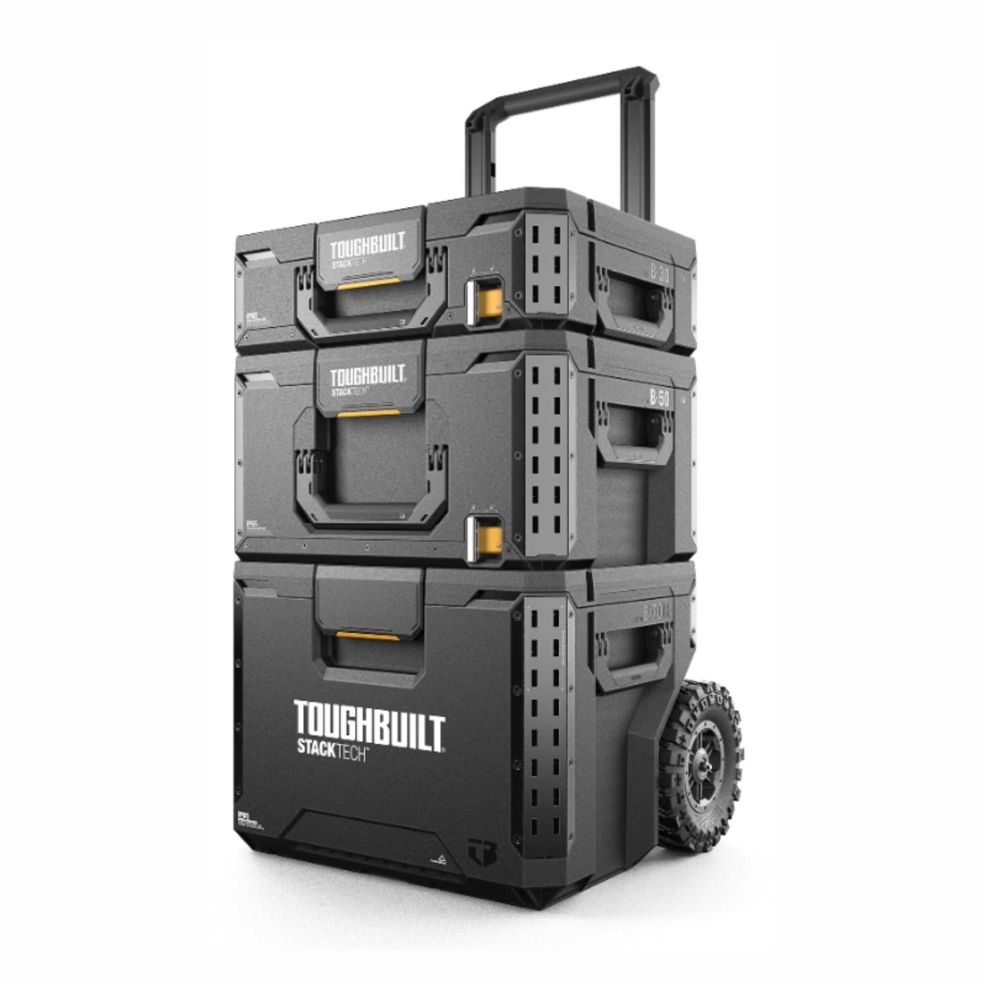 Набір ящиків для інструментів TOUGHBUILT StackTech TB-B1S3-B-70R (3шт)