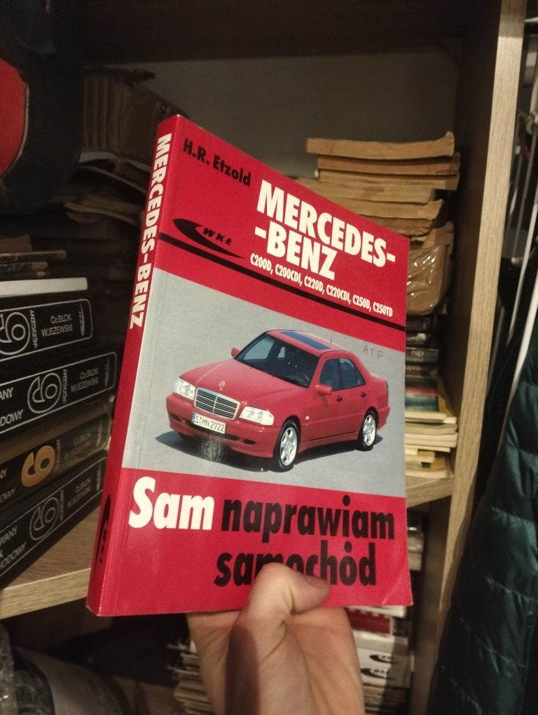 Książka Mercedes Benz c klasa sam naprawiam instrukcja katalog części