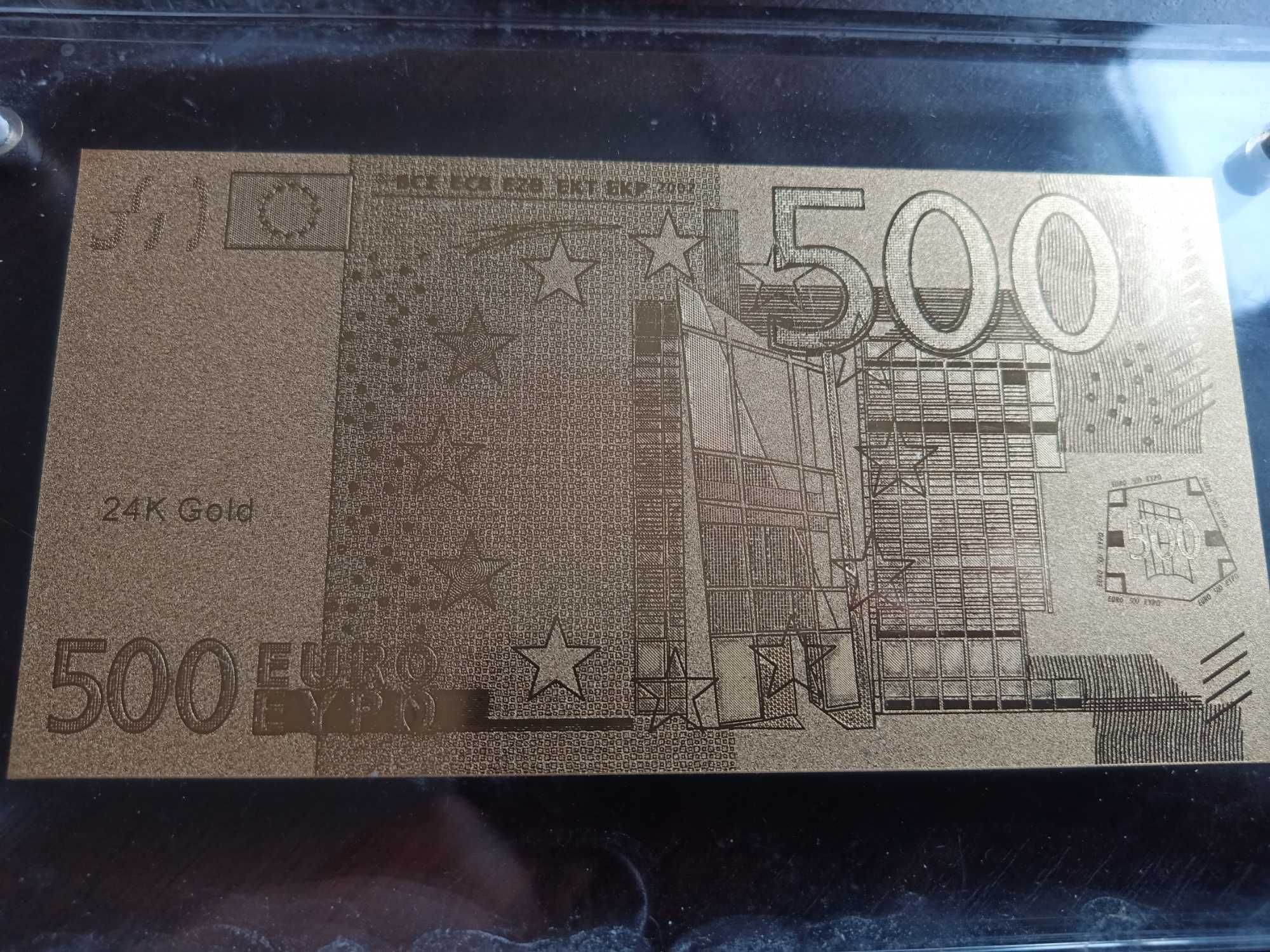 500 Евро 24 кратне золото сувінір
