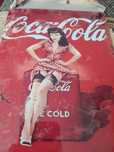 Coca Cola przypinana dziewczyna znaki metalowa tablica