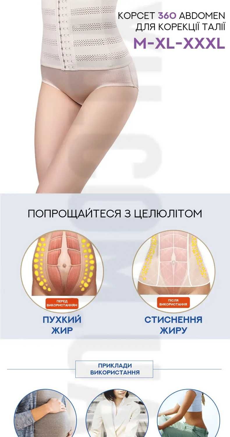 Женский Утягивающий корсет женский для корекция фигуры Красивая Талия