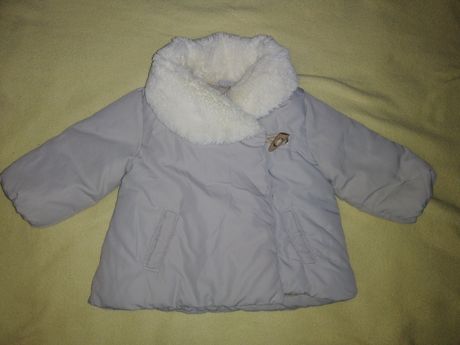 Продам курточку осень, теплая зима, весна на девочку 68 р 3-6мес. Zara