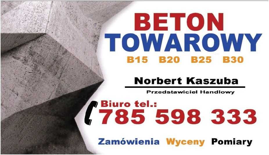 Beton towarowy B15 B20 B25 województwo ŚLĄSKIE