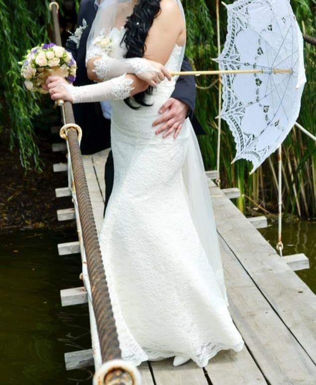 Весільна сукня + рукавички