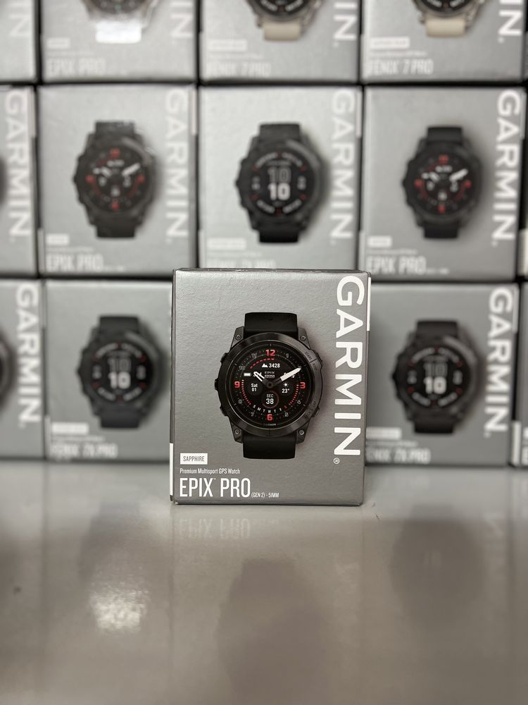 Годинник Garmin Epix Pro Sapphire 51 mm Carbon Grey DLC Titanium w  BB