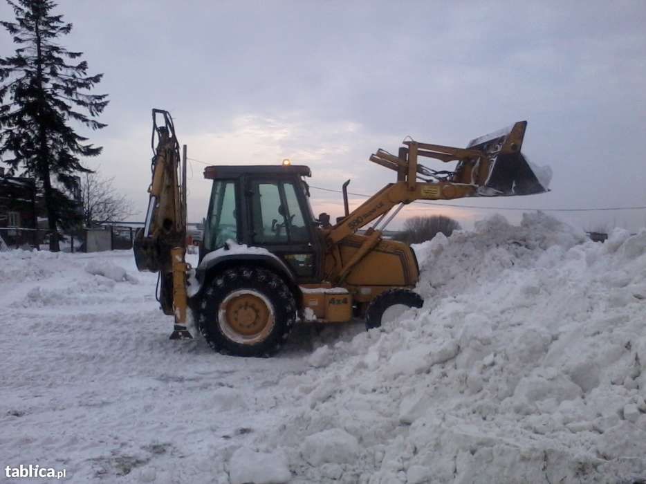 Usługi Koparko-Ładowarka Odśnieżanie Rozładunki Wykopy