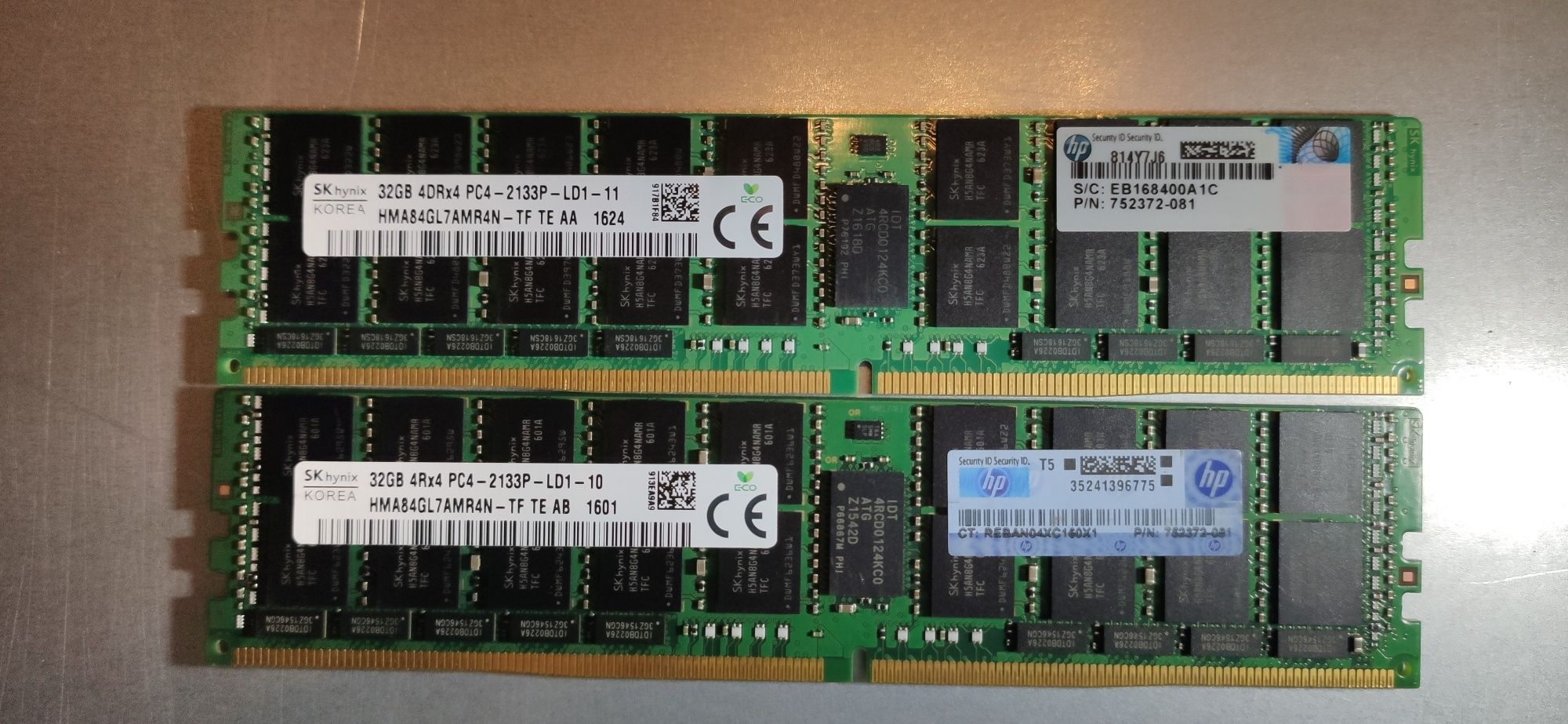 32GB LRDIMM PC4-2133