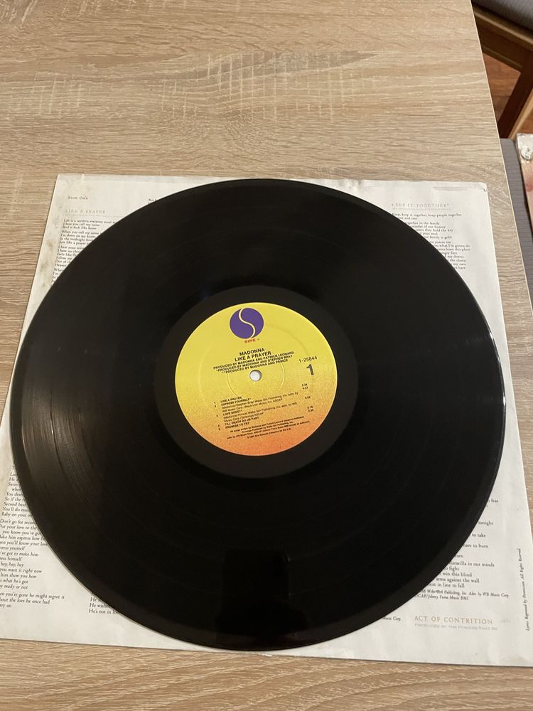 Madonna Like a Prayer USA EX- LP