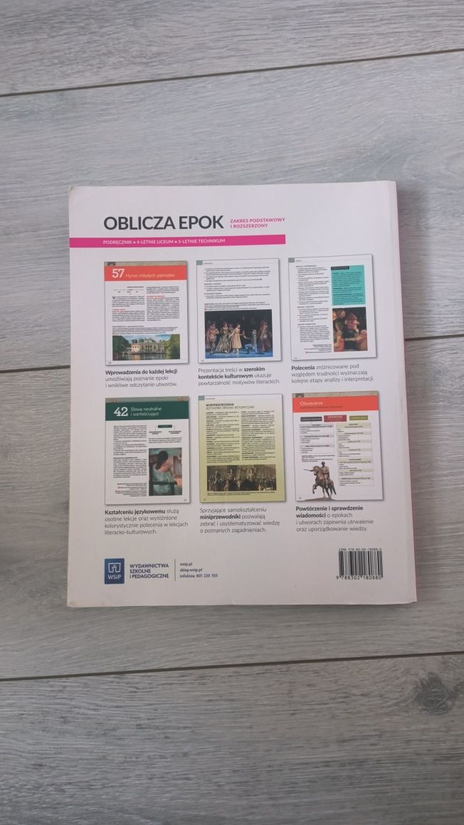 podręcznik język polski oblicza epok 1.2