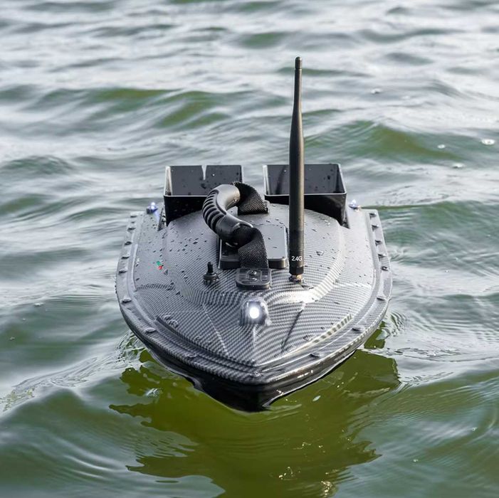 Łódka zanętowa GPS z podajnikami ZASIĘG 500M Bateria 12 000 mAh