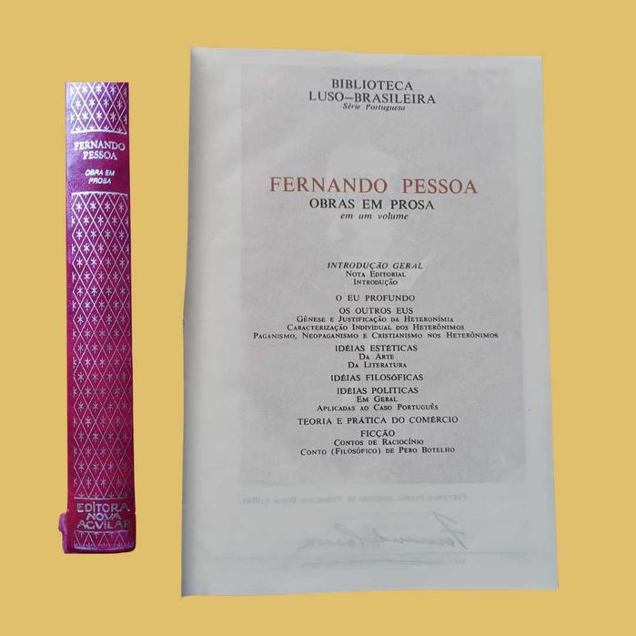 Fernando Pessoa Obras Em Prosa