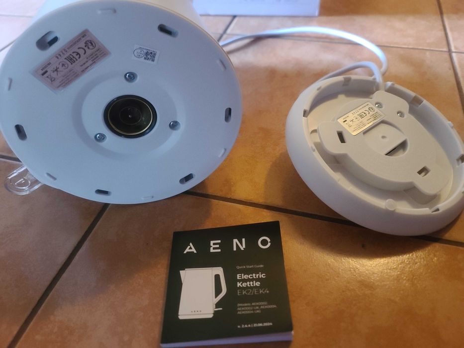 Електрочайник AENO EK2 1.5л  2200Вт цільна колба фільтр 360 градусів