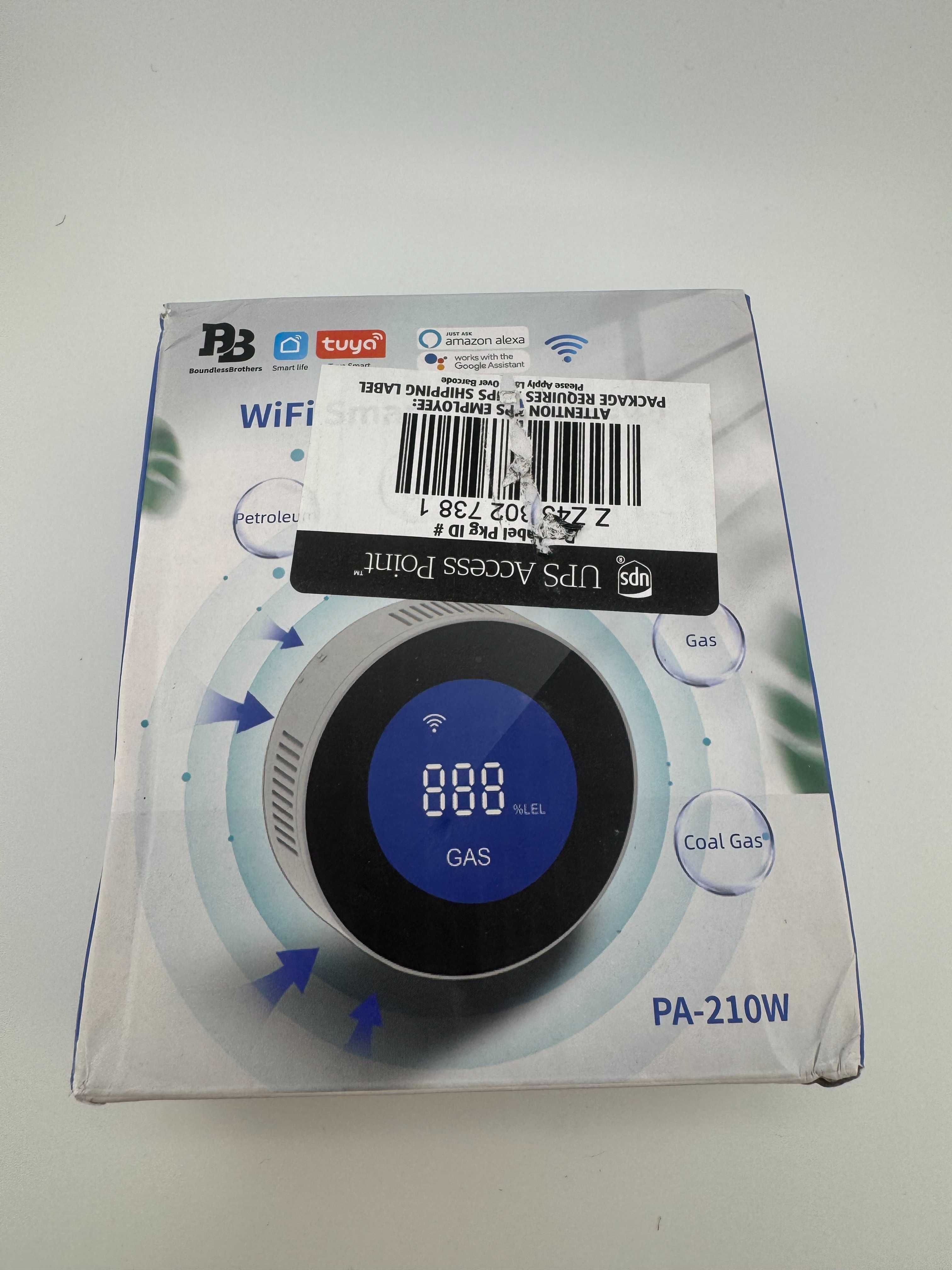 Tuya WiFi inteligentny gazu ziemnego czujnik alarm Smart Life
