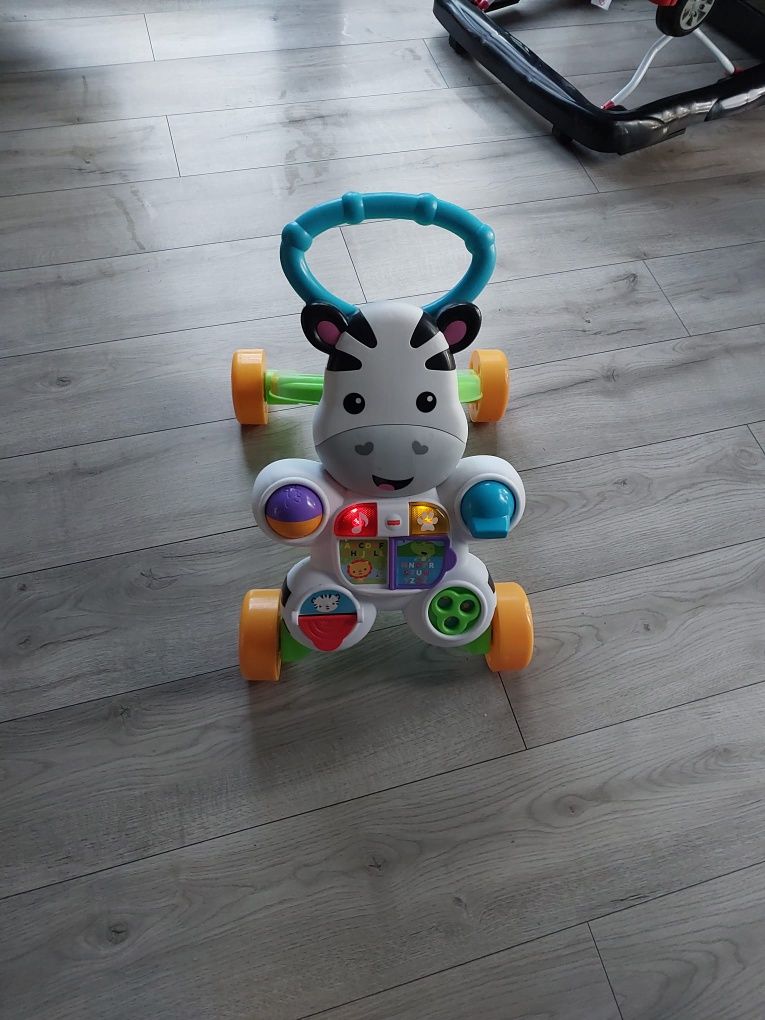 Interaktywny chodzik Fisher-Price, Zebra