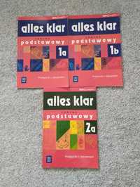 "Alles Klar" 1a, 1b i 2a podręczniki z ćwiczeniami CD CD-ROM WSiP