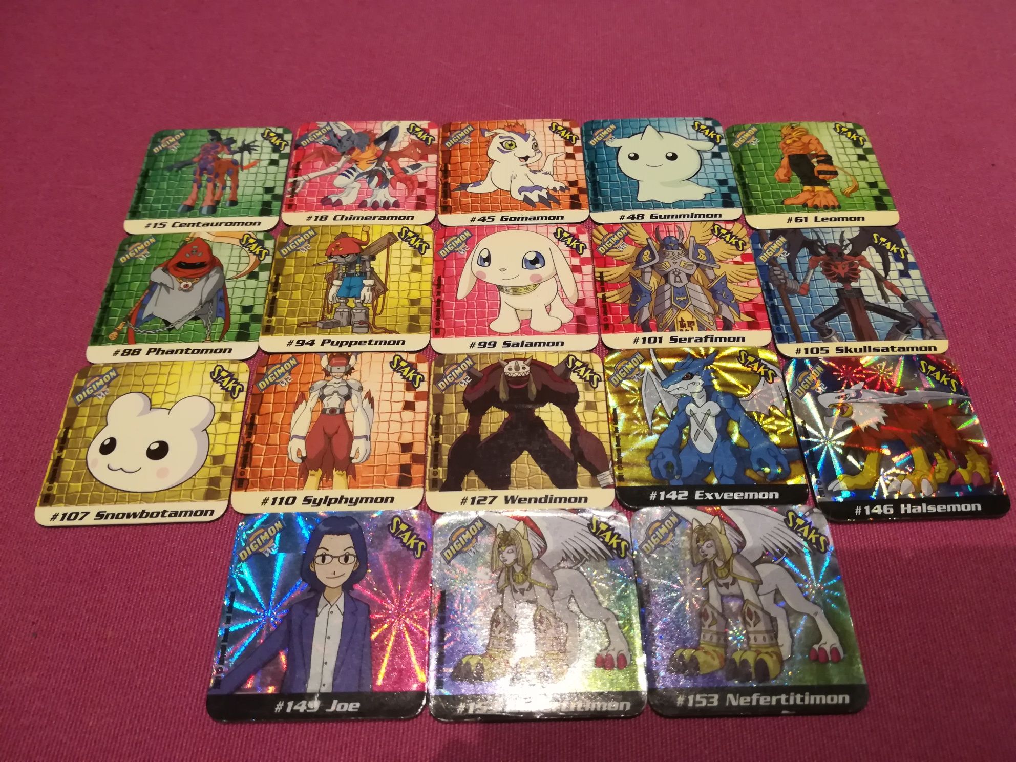 Sortido Digimon e Yu-Gi-Oh