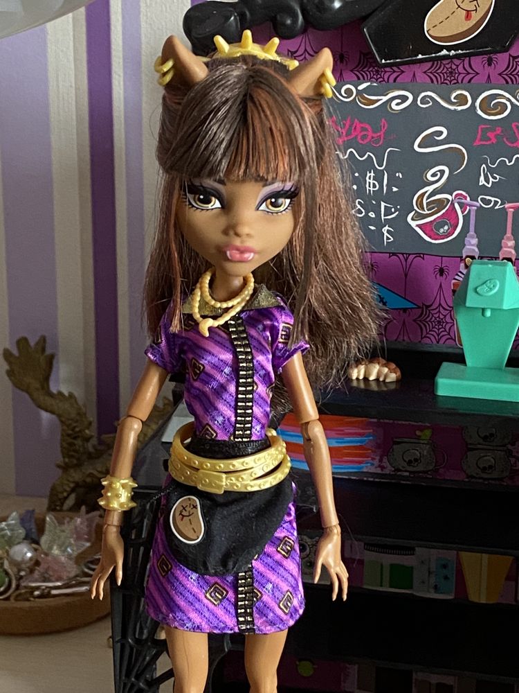 monster high Clawdeen coffin bean Монстер хай Клодін