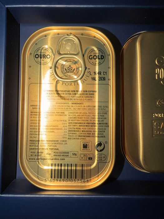 Ouro Português Sardinhas Flocos Ouro