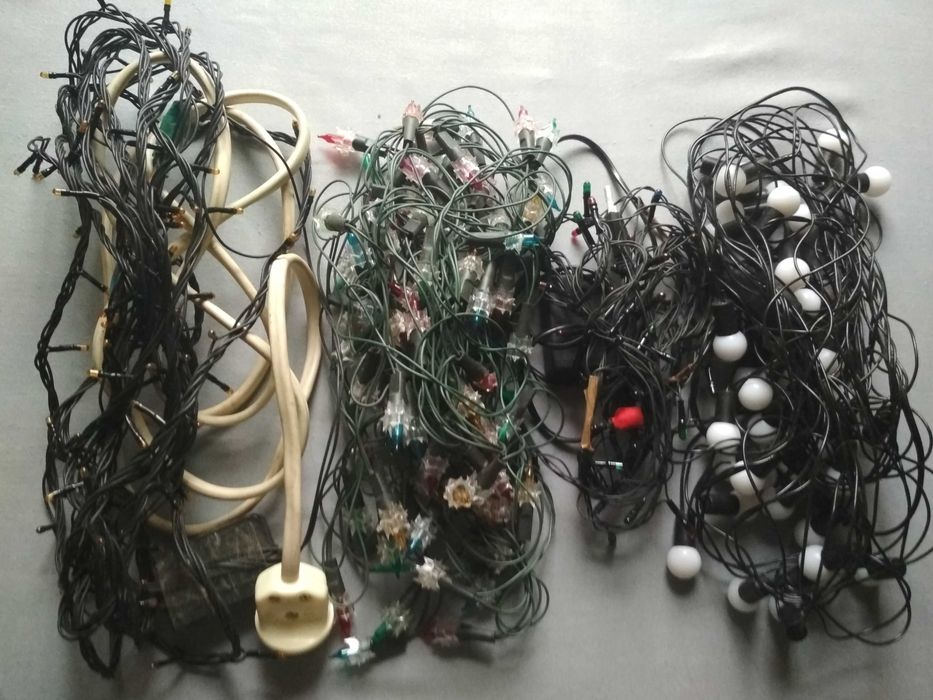 Гірлянди до Нового року 4шт. Несправні