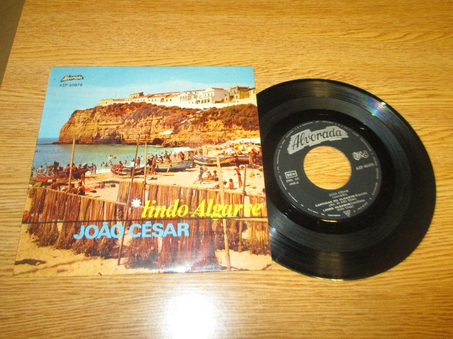 Disco vinil EP Algarve praia Carvoeiro João Cesar