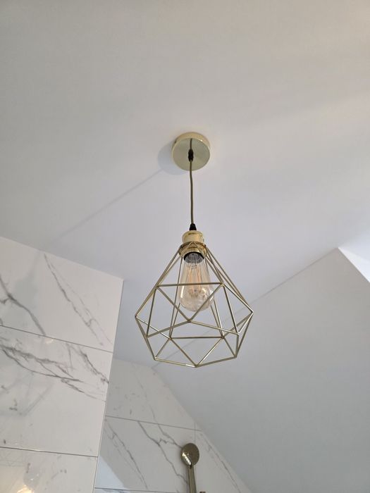 Zestaw złotych lamp