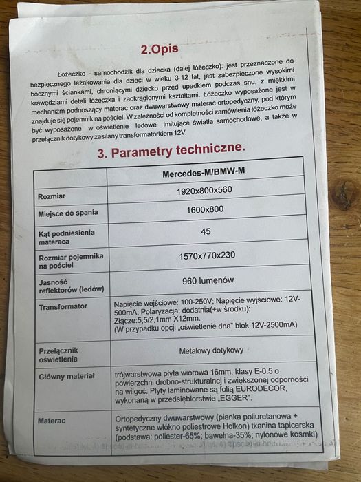 Łóżko dziecięce_samochód