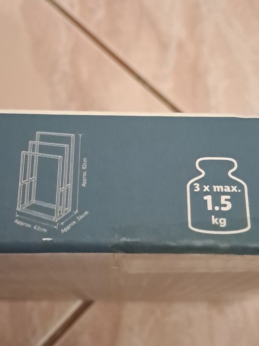 Bambusowy stojak wieszak na ręczniki