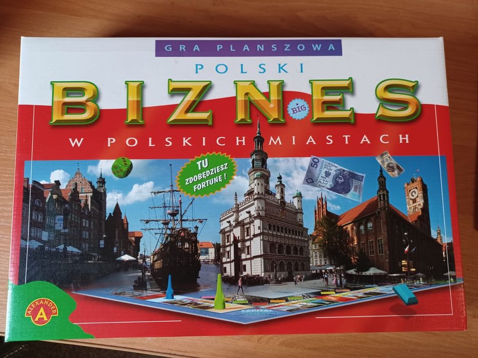 Gra planszowa Polski Biznes w polskich miastach