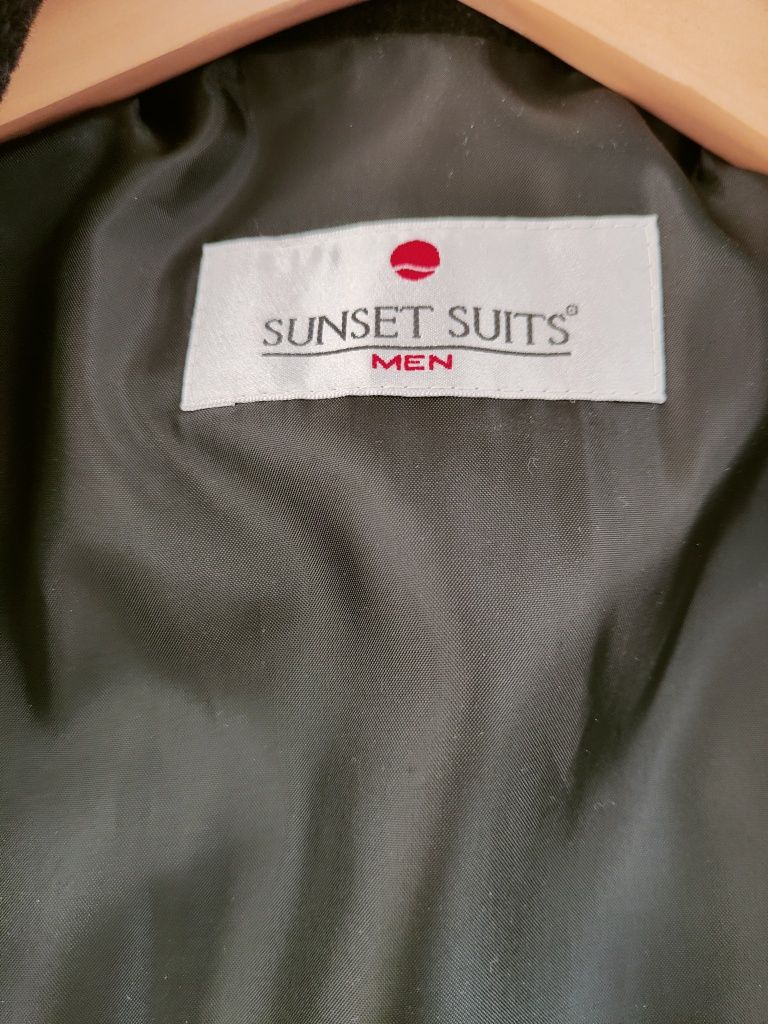 Płaszcz męski Sunset Suits, wełna, kaszmir.