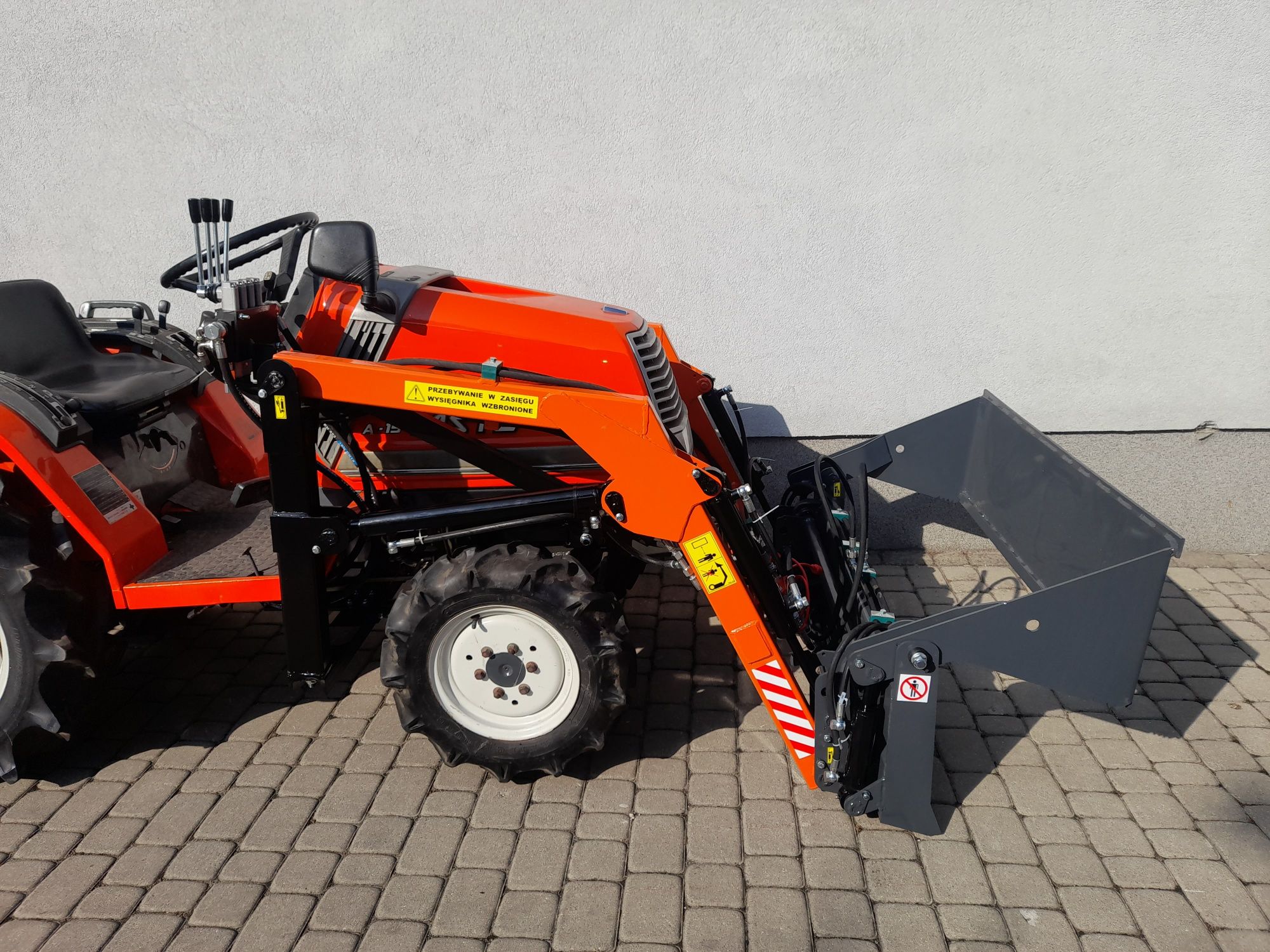 Łyżka hydrauliczna krokodyl na ładowacz tur traktorek kubota iseki