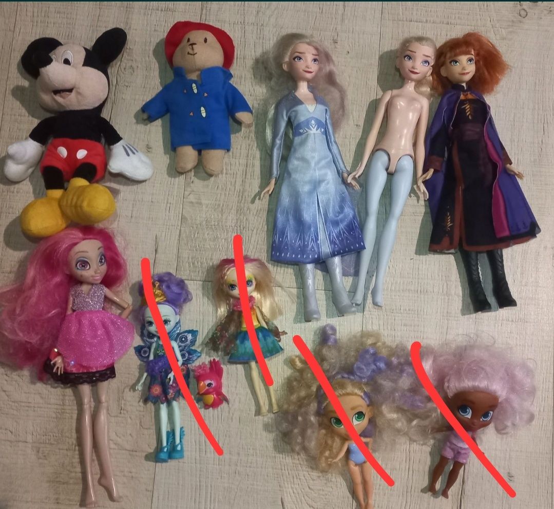 Оригінал.Enchantimals.Hairdorables dolls.Disney Крижане серце.