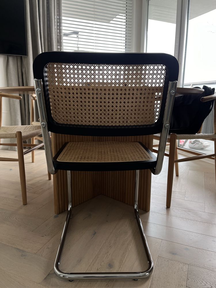 Krzesło ratanowe metalowe nogi 1 szt.