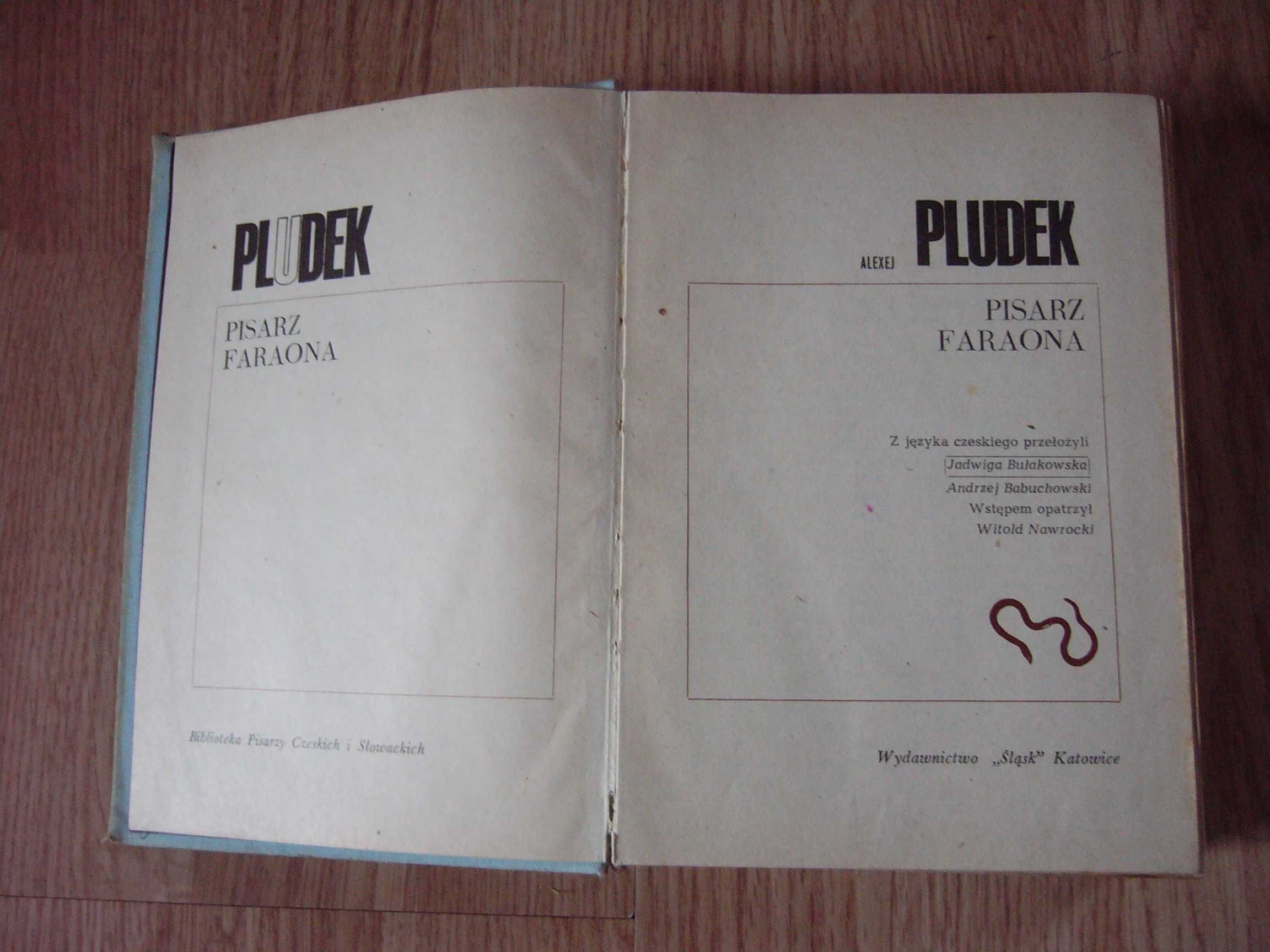 Pisarz faraona - Pludek