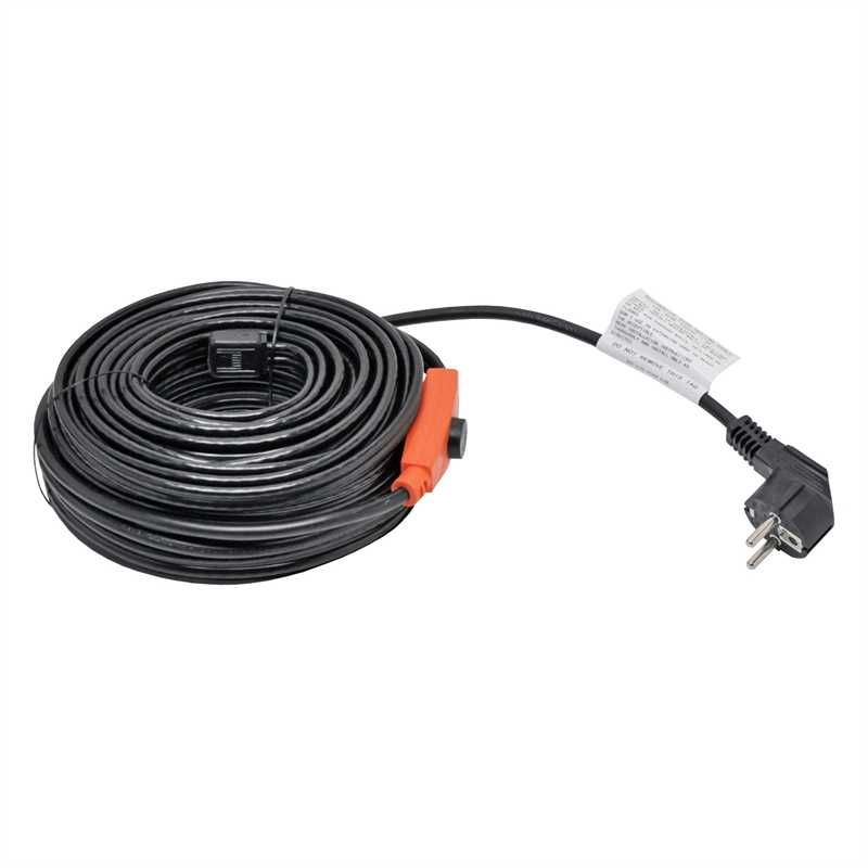Kabel grzewczy przewód grzejny do ochrony rur z TERMOSTATEM