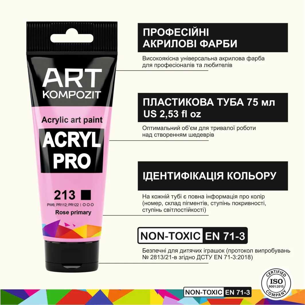 Акрилові фарби ArtKompozit художні Акриловые краски в тубах