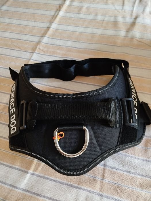 Arnês peitoral regulável esforço preto