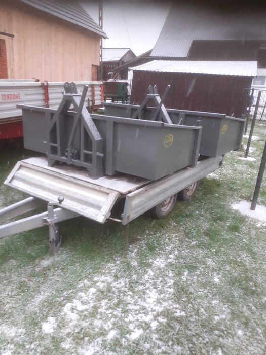 Skrzynia transportowa załadunkowa z wywrotem