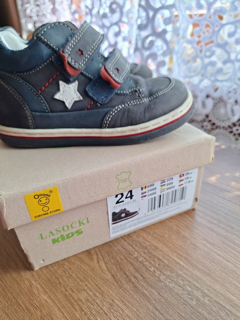 Sneakersy lasocki kids 24 wkladka 15,5