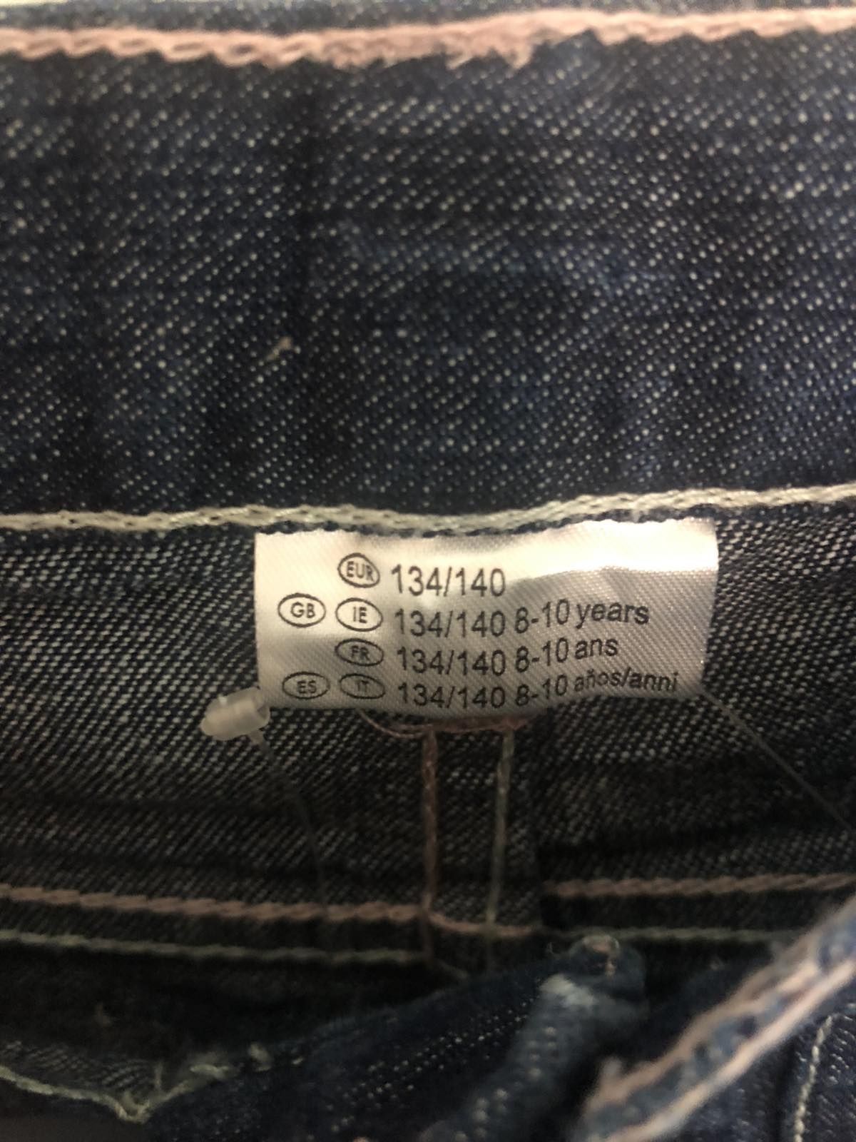 Spodnie jeansy nowe 134/140 dziewczęce