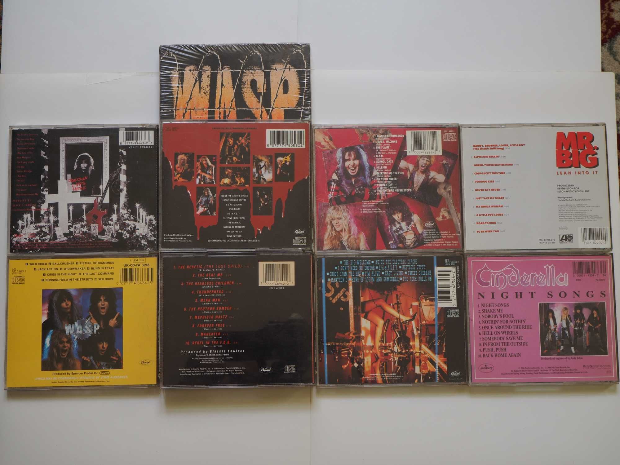 CD Joe Satriani WASP Dire Straits David Sanborn Chris Rea