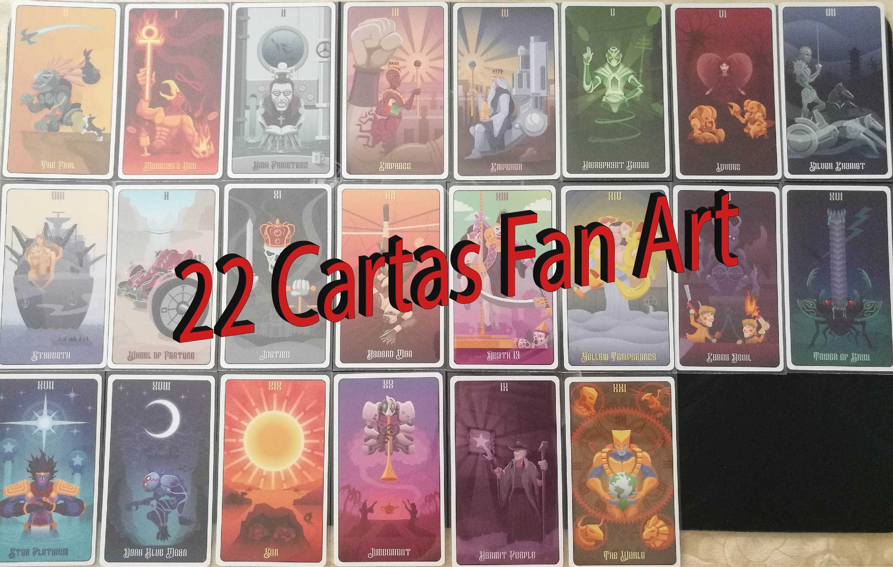 Cartas Tarot do Anime Jojo's Bizarre Adventure