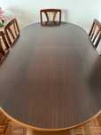 Mesa de sala extensivel com 6 cadeiras