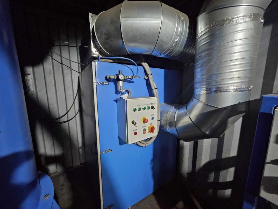 piaskarka, komora śrutownicza kontener 12mb