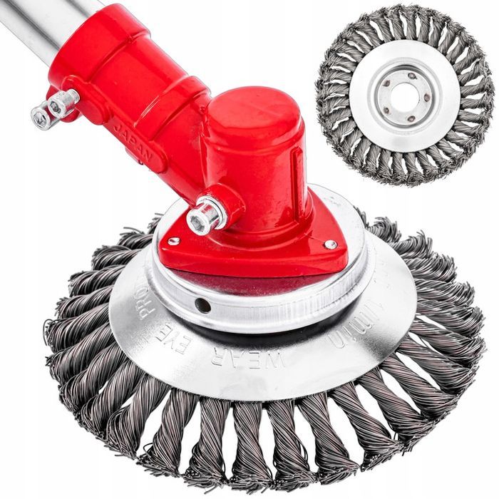 Druciak Tarcza Szczotka Druciana Kosy Chwast 150mm