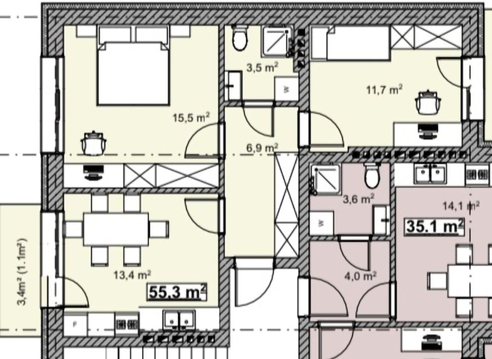 Продаж 2-кімнатної квартири в новобудові