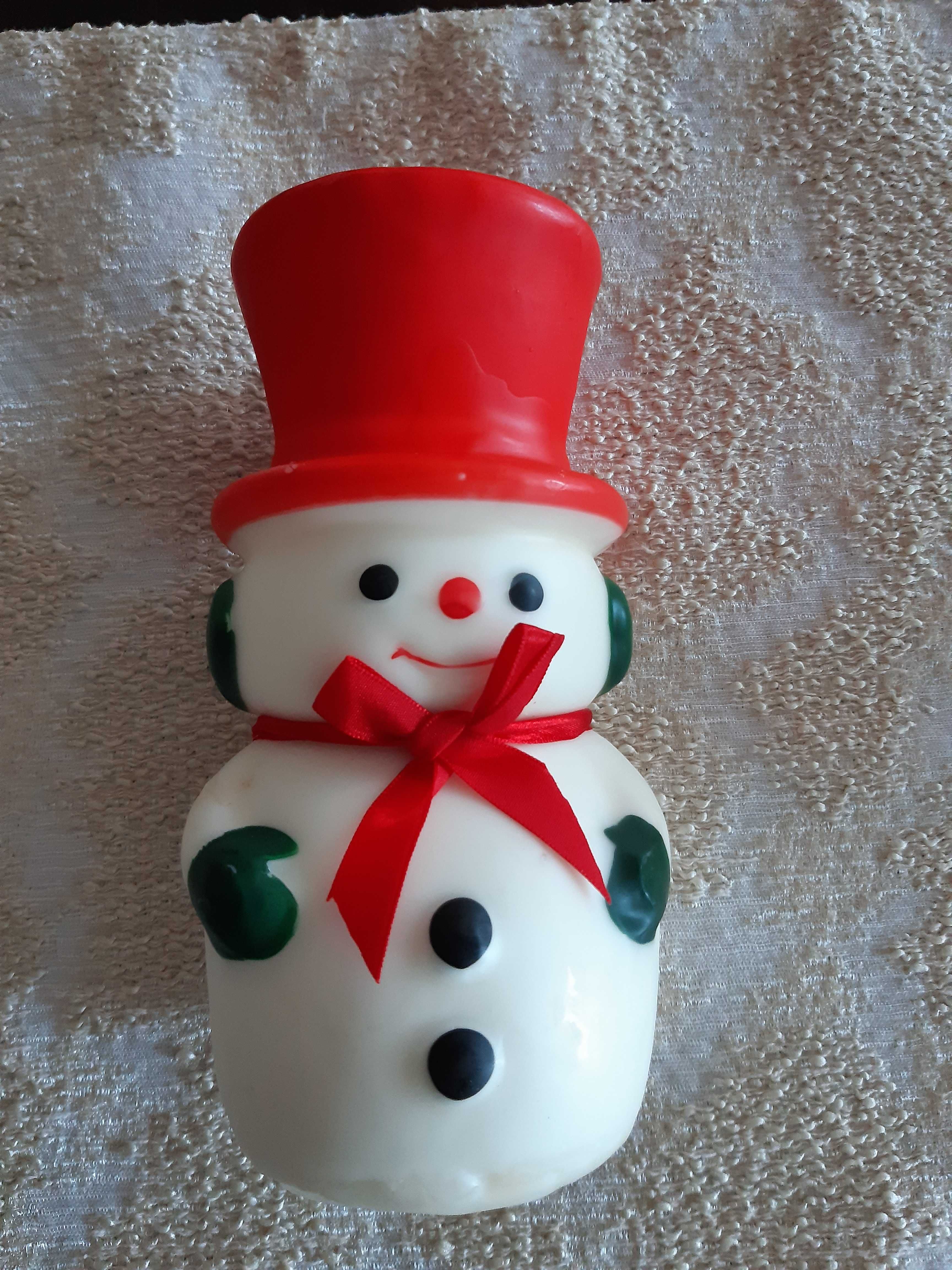 Vela Boneco de Neve - 19 cm