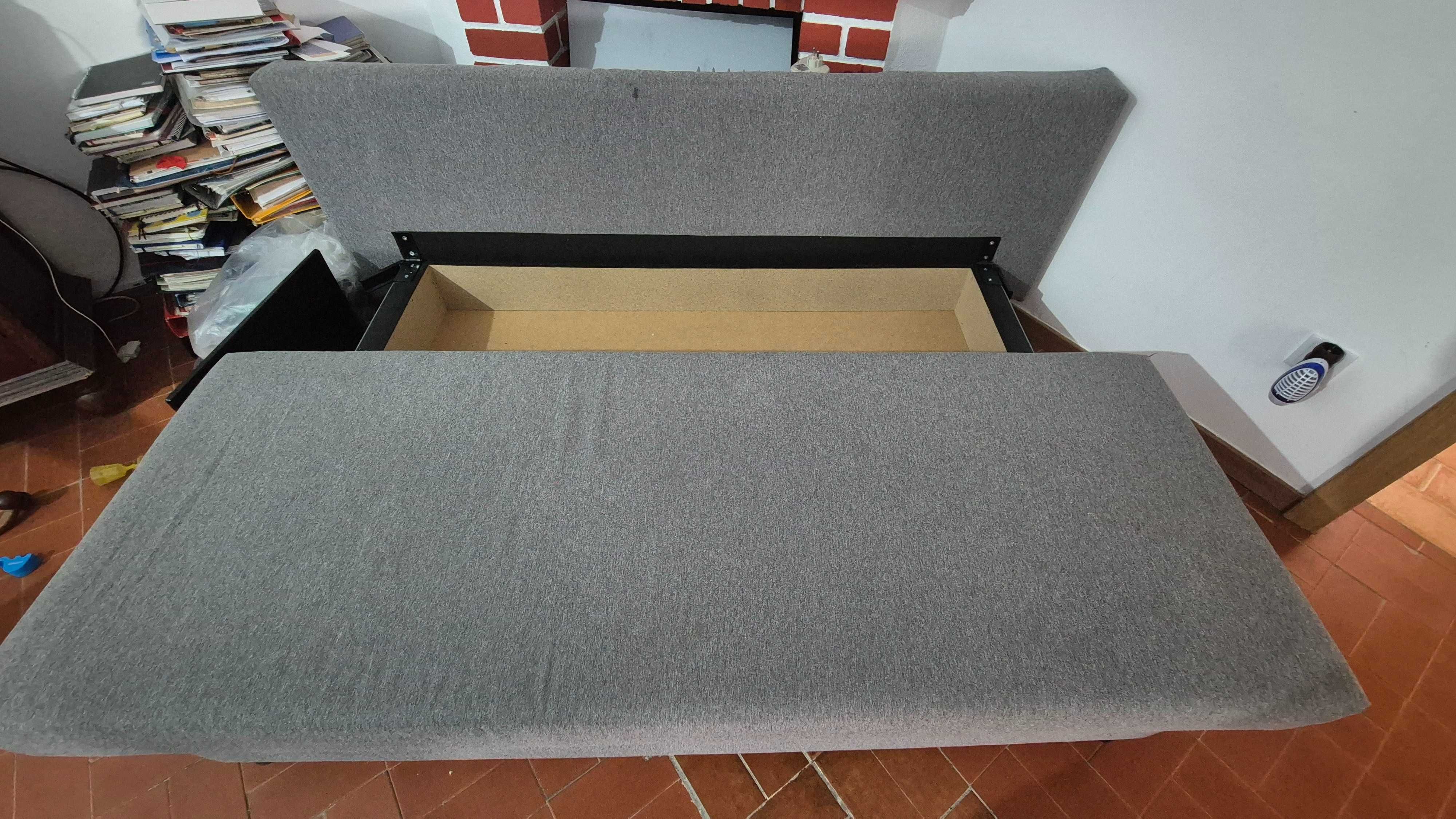 ÄLVDALEN
Sofá-cama 3 lugares, Knisa bege acinzentado